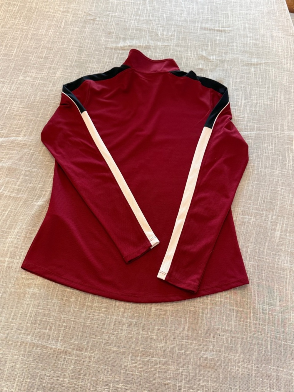 Under Armour Iowa State 1/4 Zip Pullover Red HeatGear Women’s M - Picture 3 of 7